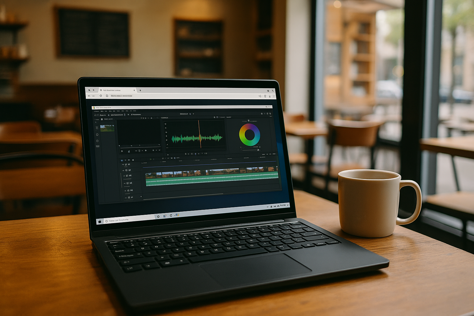 User editing video with DaVinci Cloud on low-end PC