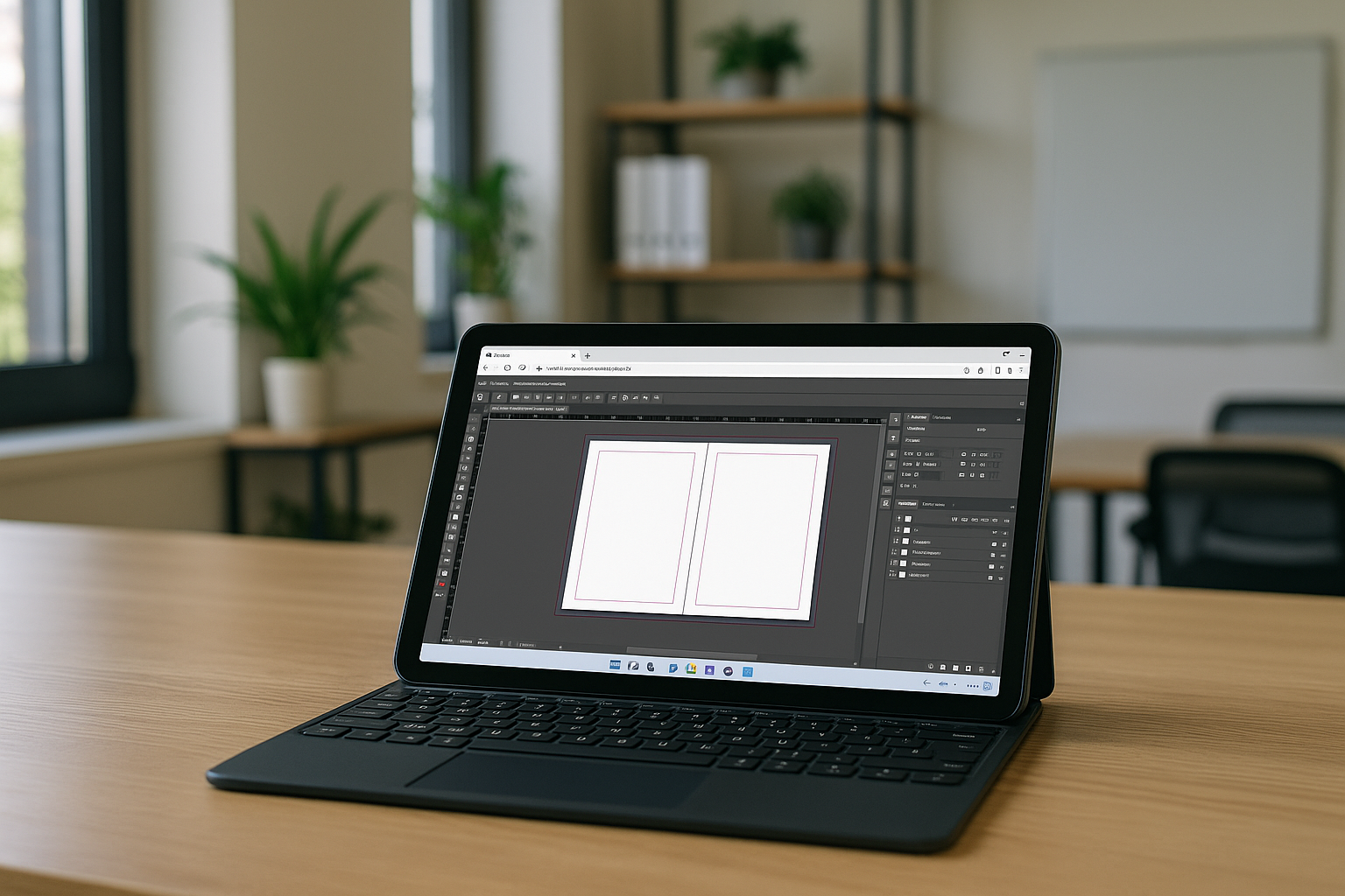 User accessing InCopy online through a browser on Linux, iOS, and Android