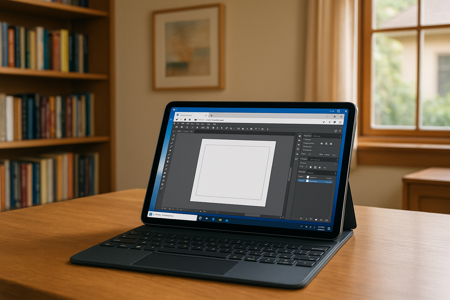 User running Inkscape for iPad on mobile device through cloud PC