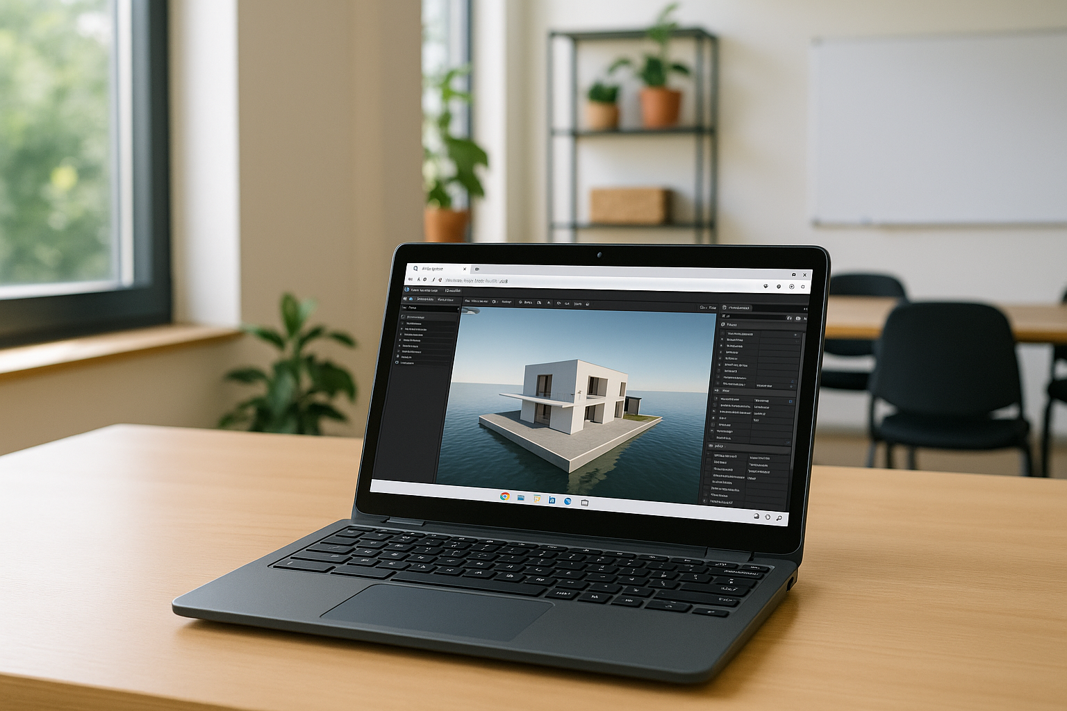User working with Twinmotion requirements on Mac via cloud PC