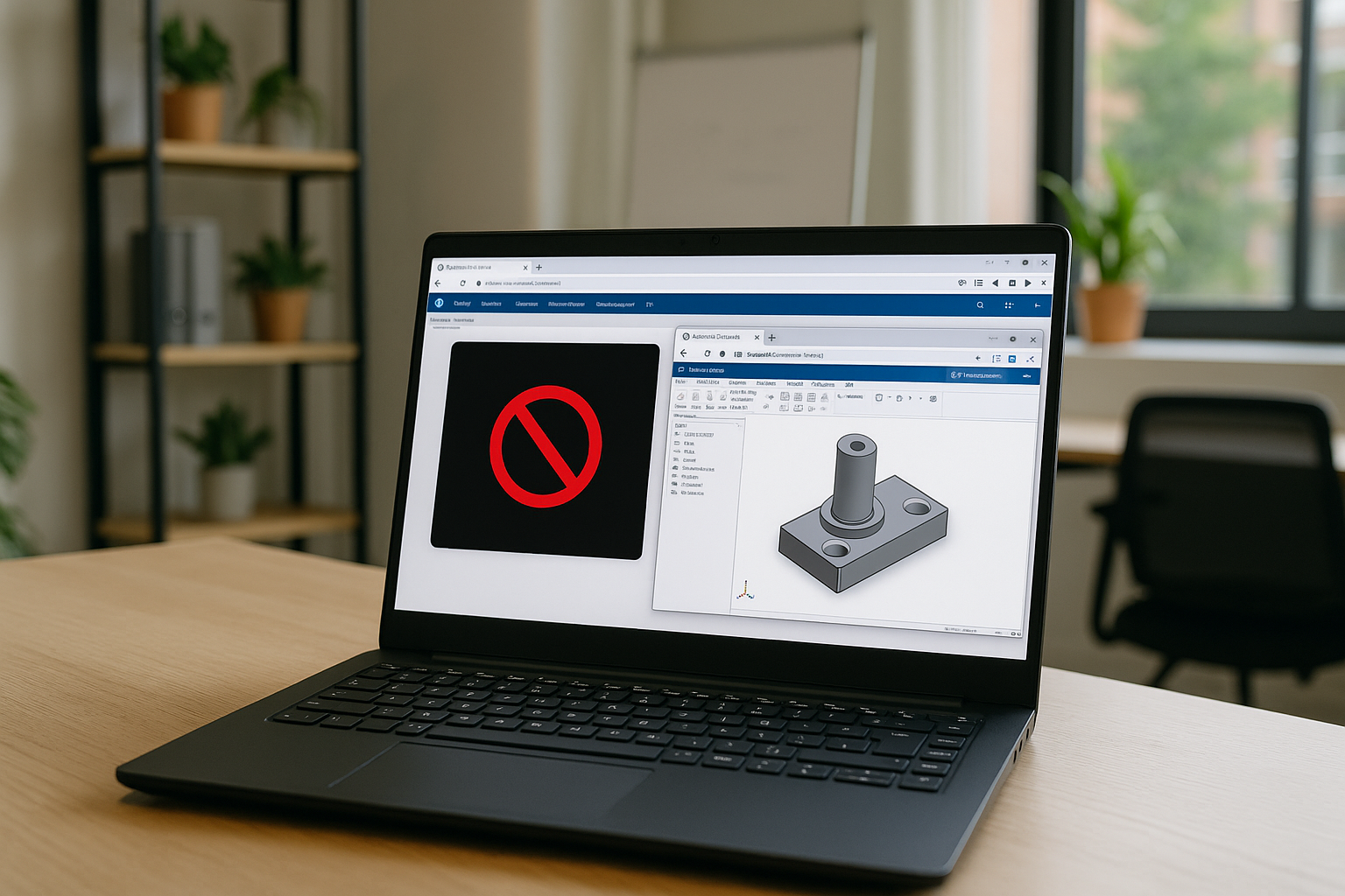 Professional engineer using SolidWorks on Linux via cloud PC