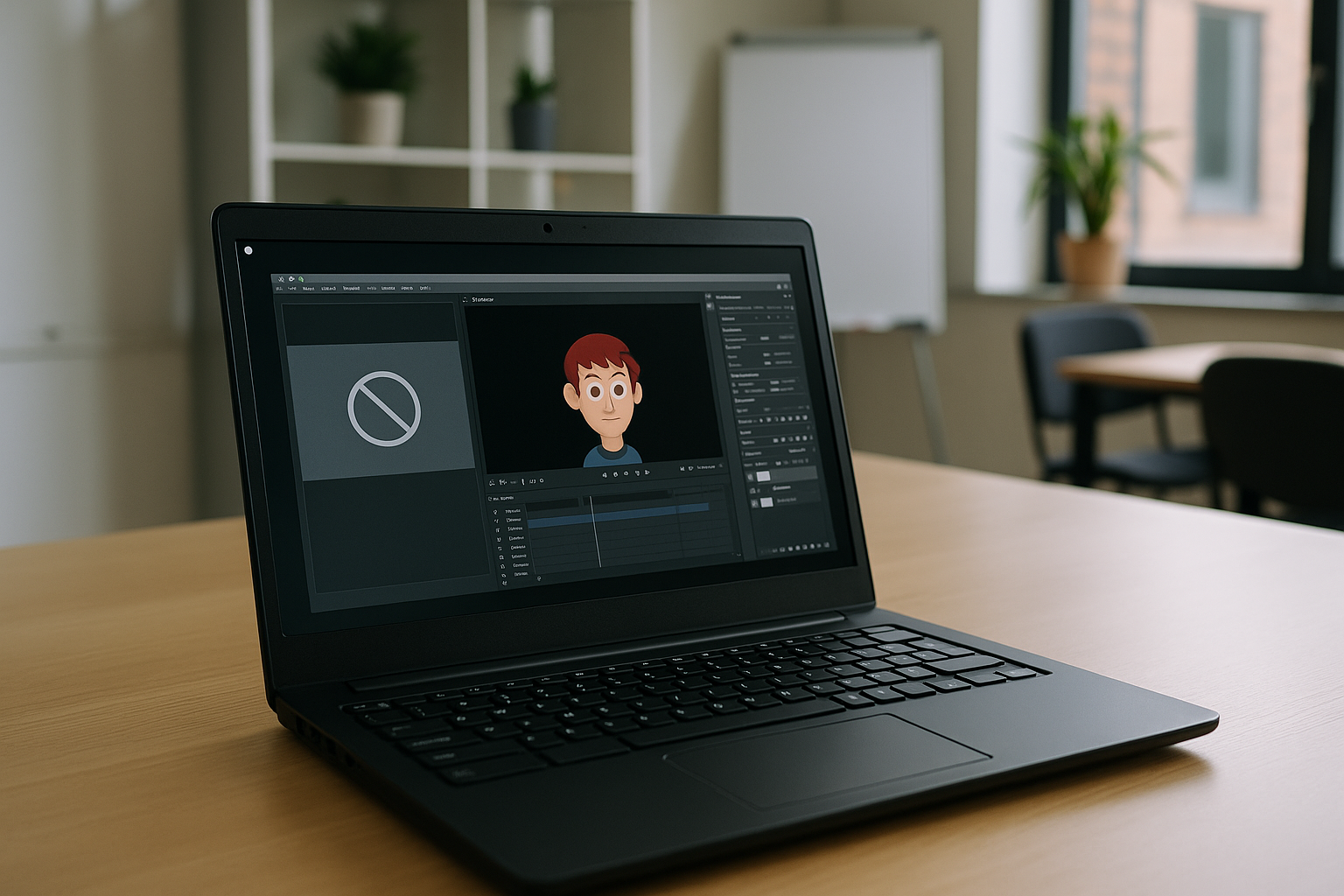 User running Character Animator on Linux through cloud PC solution