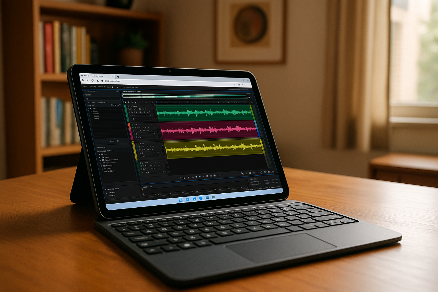 Professional audio editor using Adobe Audition for Linux via cloud PC