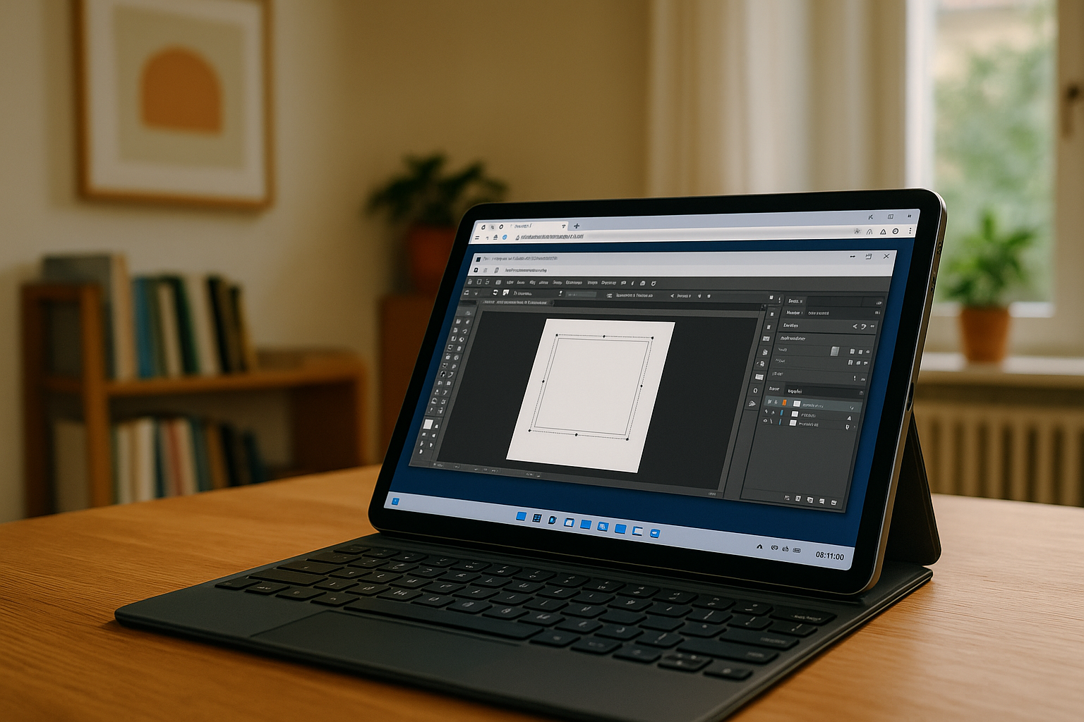 User running Adobe Illustrator on Linux through cloud PC solution