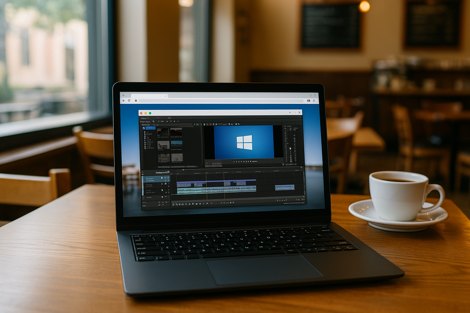 Professional editor using Vegas Pro on Linux through cloud PC