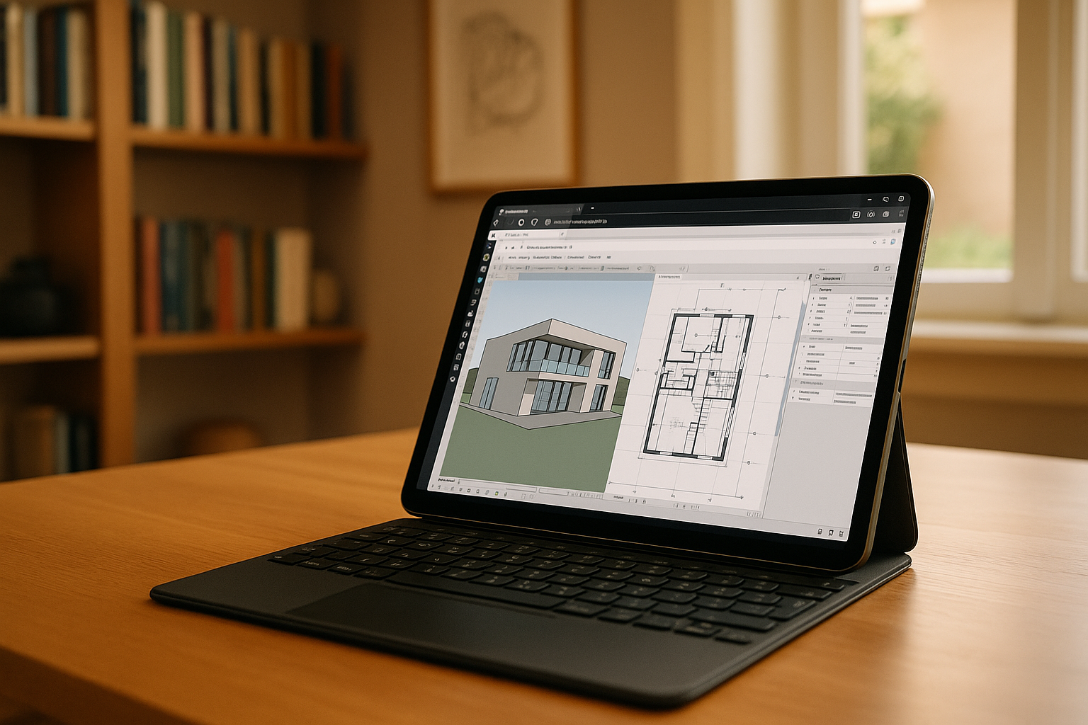 Architect accessing Archicad on iPad through cloud PC solution