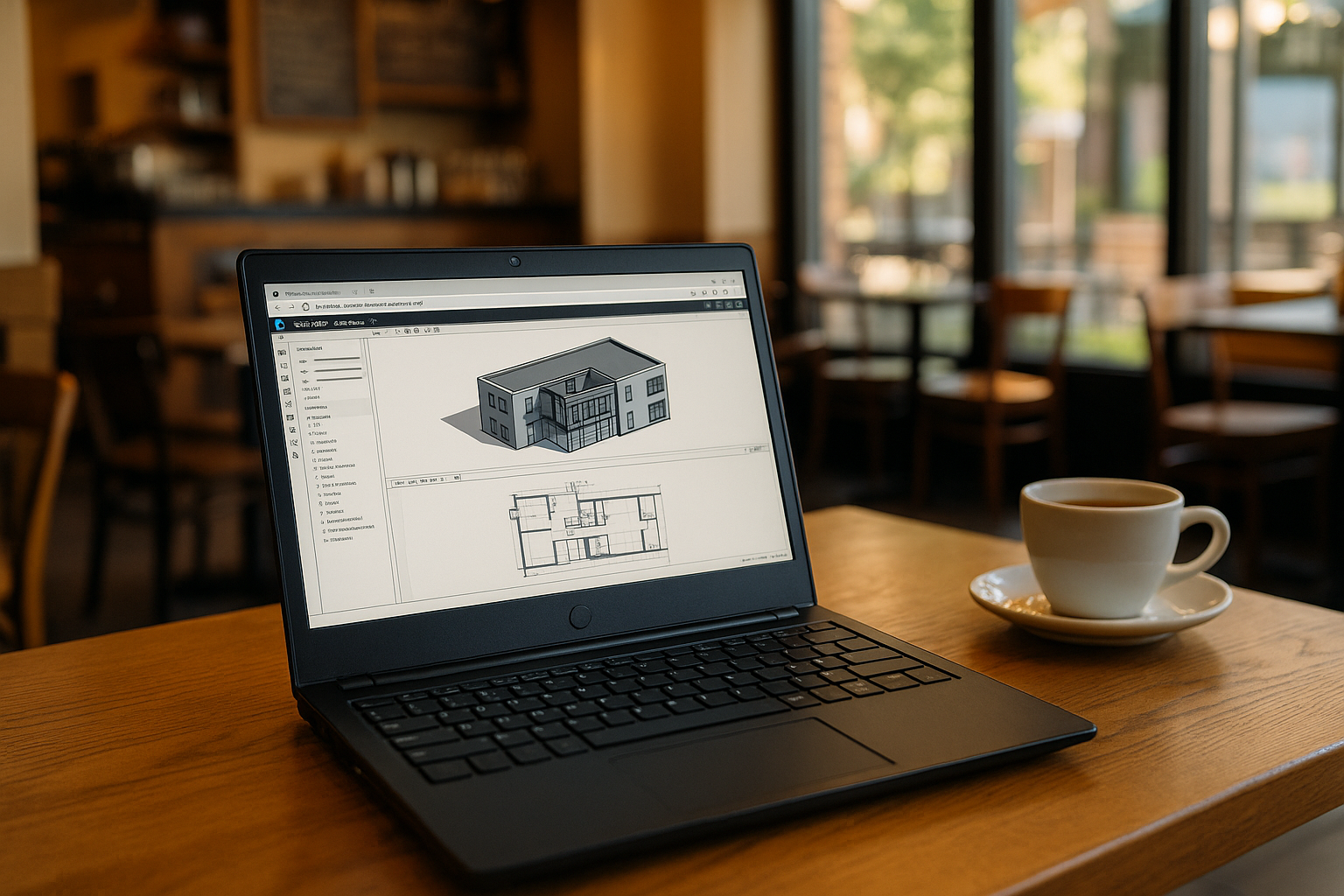 User accessing Windows VM for professional tasks via cloud PC