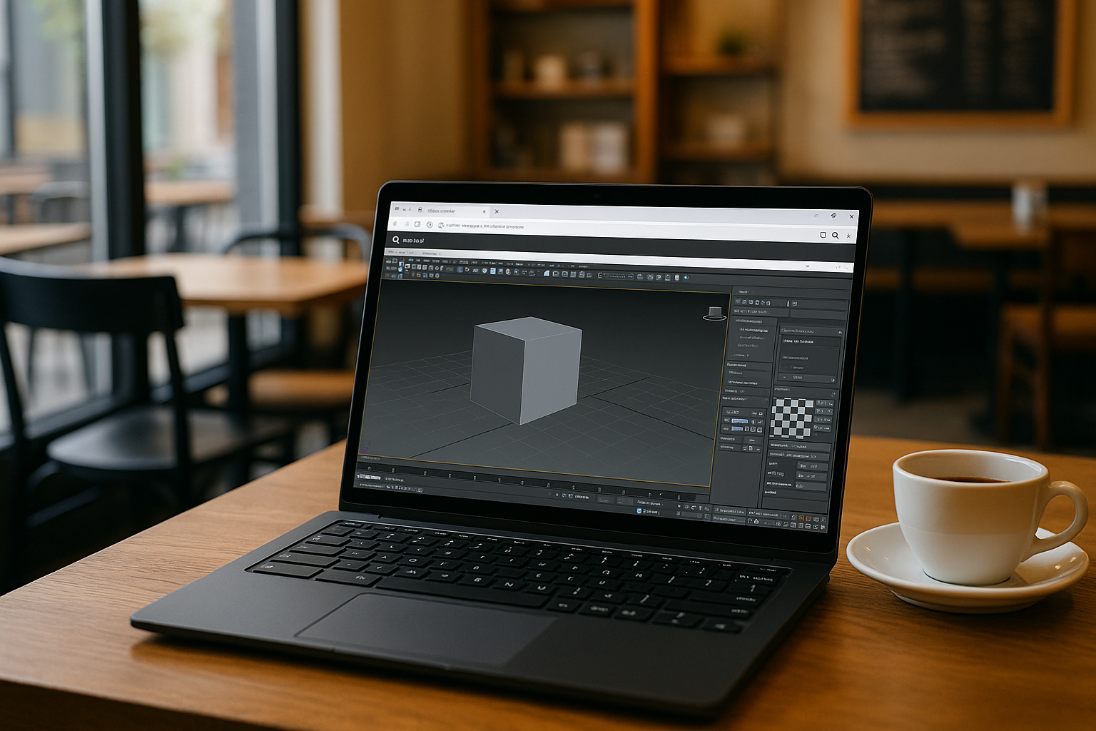 User performing 3ds Max cloud rendering on various devices