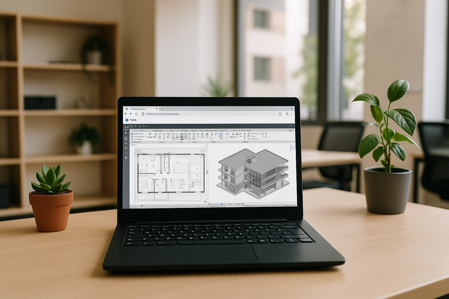 Architect collaborating with Revit on Mac OS X through cloud PC