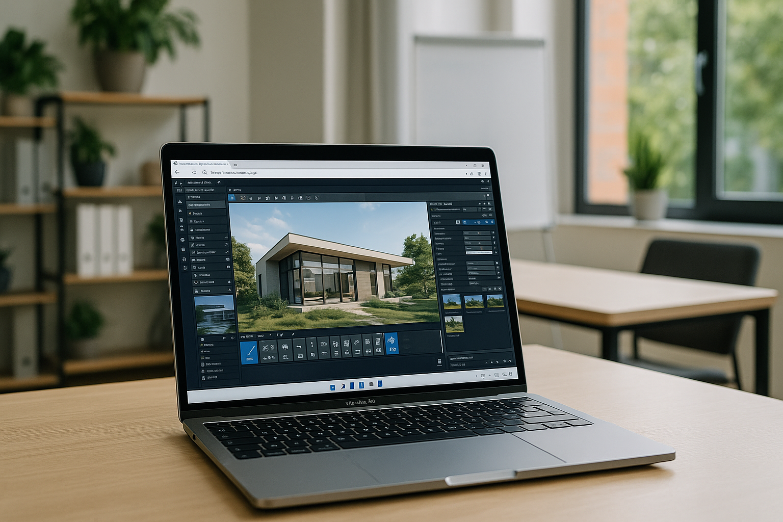 User accessing Lumion for Mac through cloud PC solution