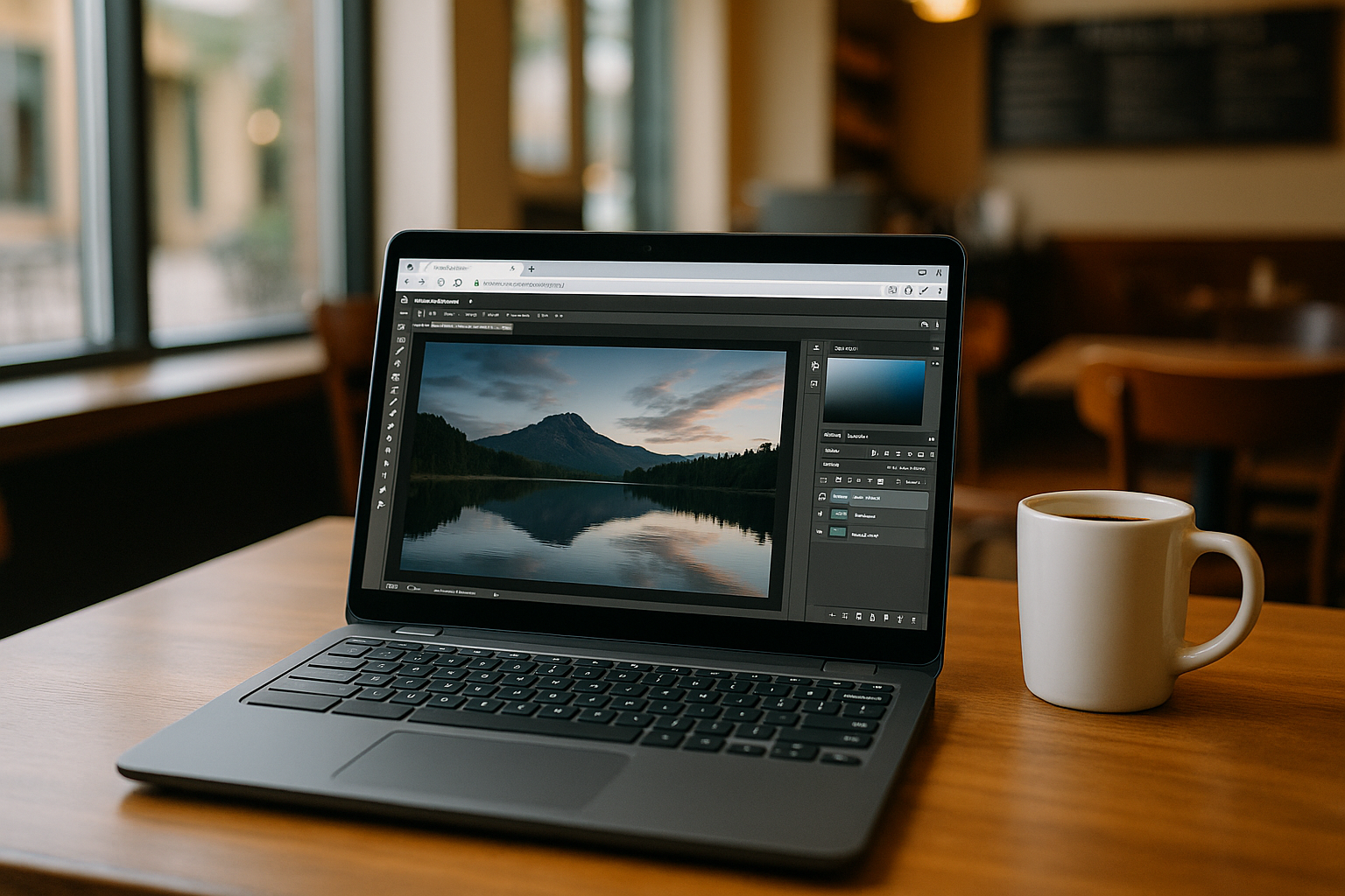 User running Photoshop across platforms via cloud PC solution