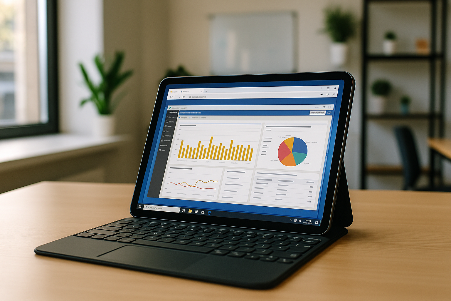 User accessing Power BI on MacBook through cloud PC solution