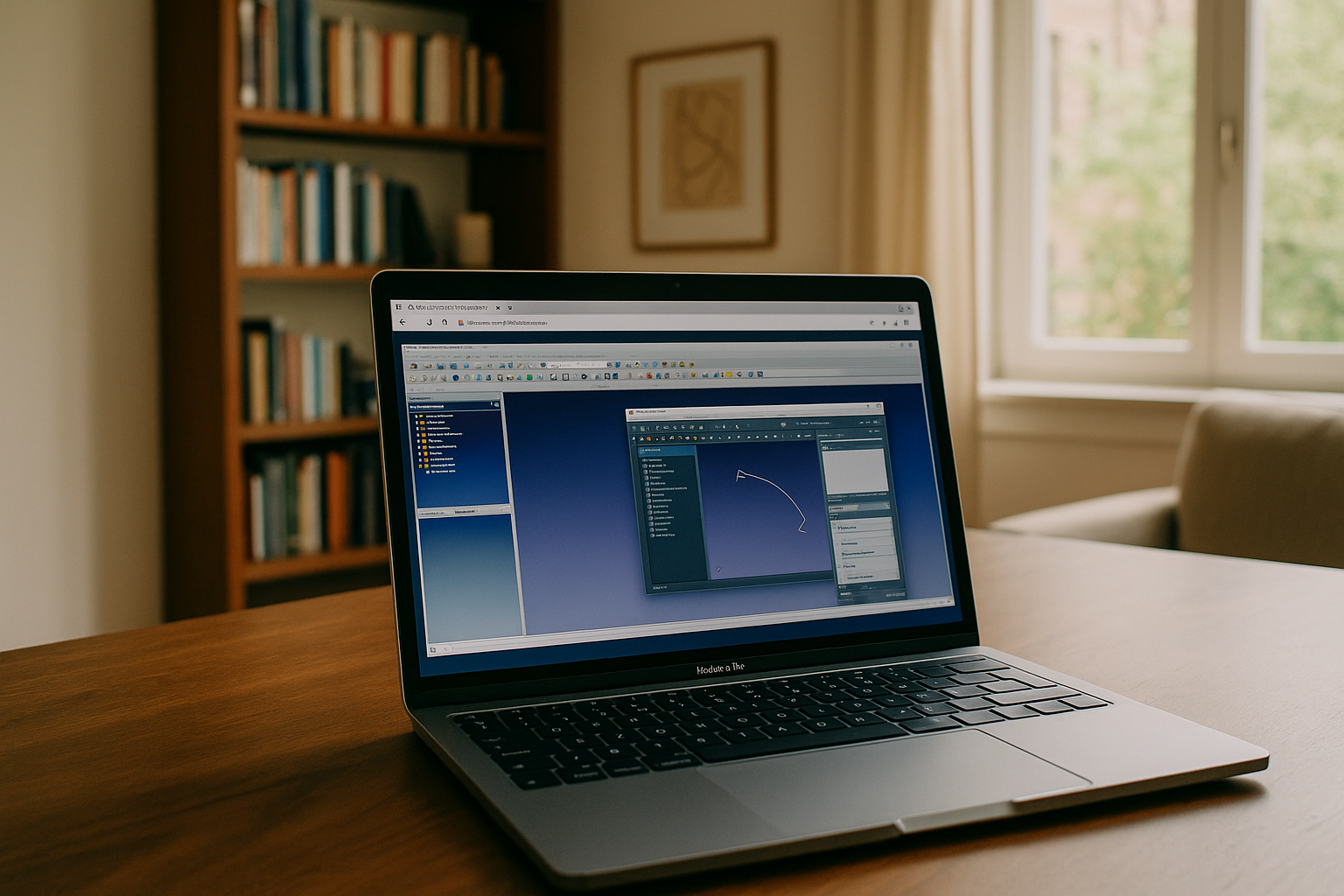 User running Free CAD for Mac through cloud PC solution