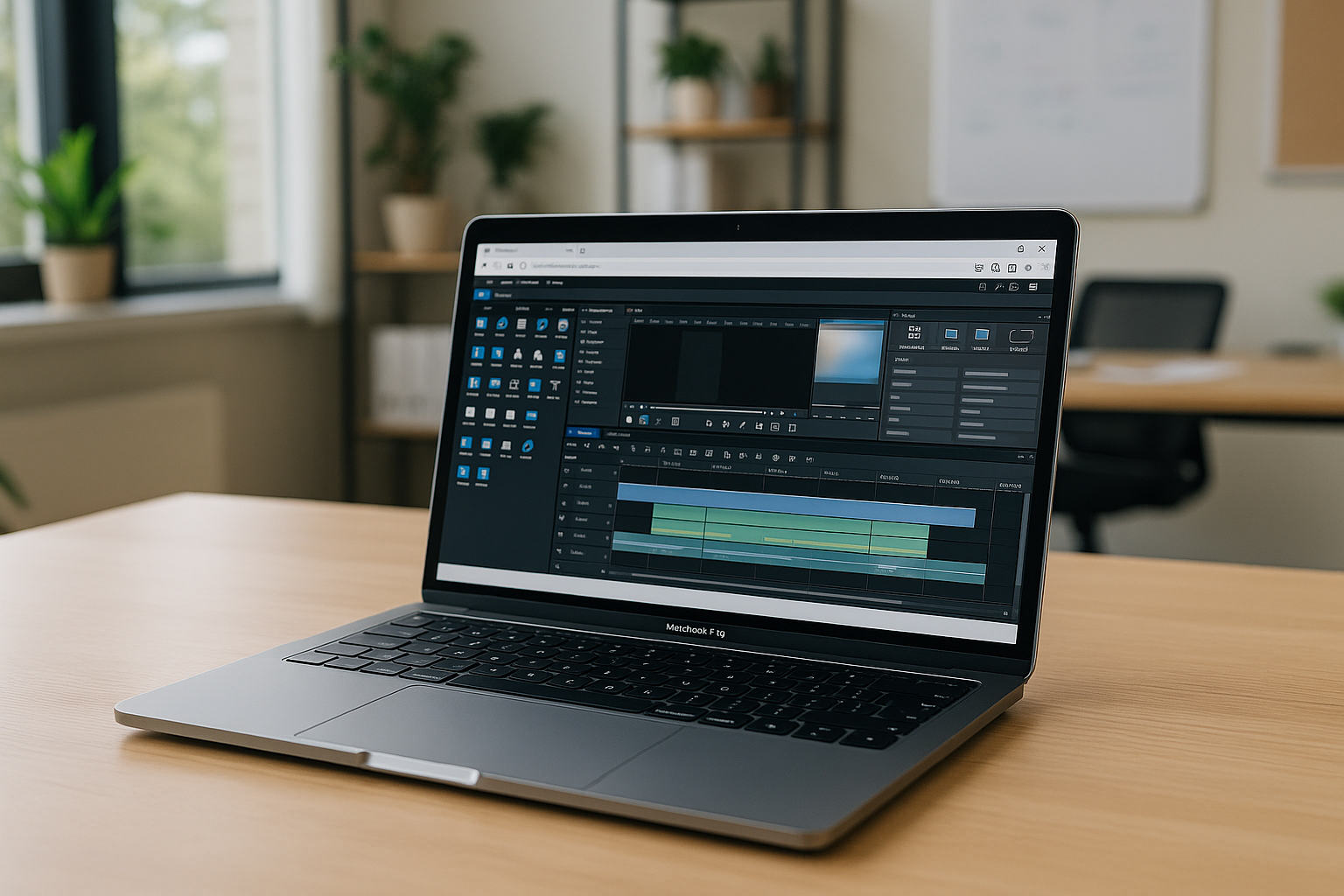 User running Corel VideoStudio for Mac using cloud PC solution