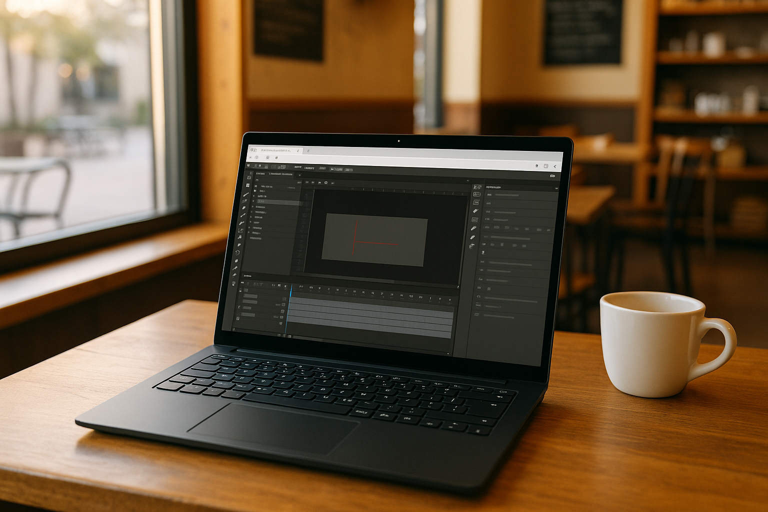 User running Adobe Animate on Linux through cloud PC solution