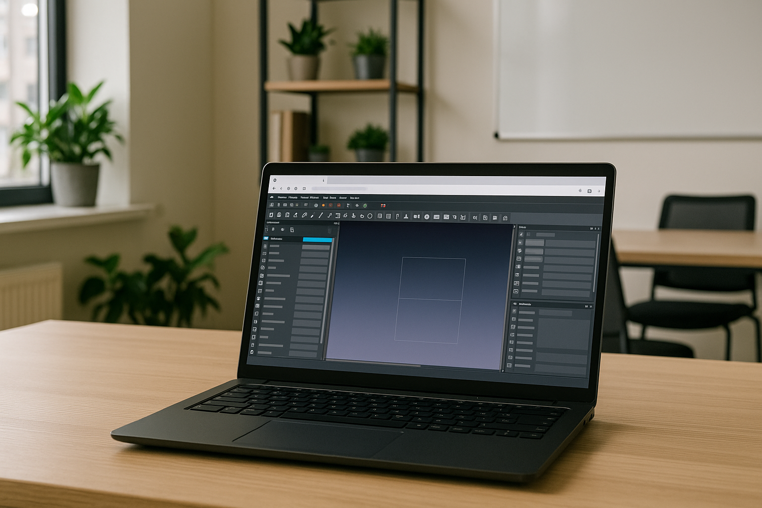 User accessing FreeCAD download via cloud PC solution