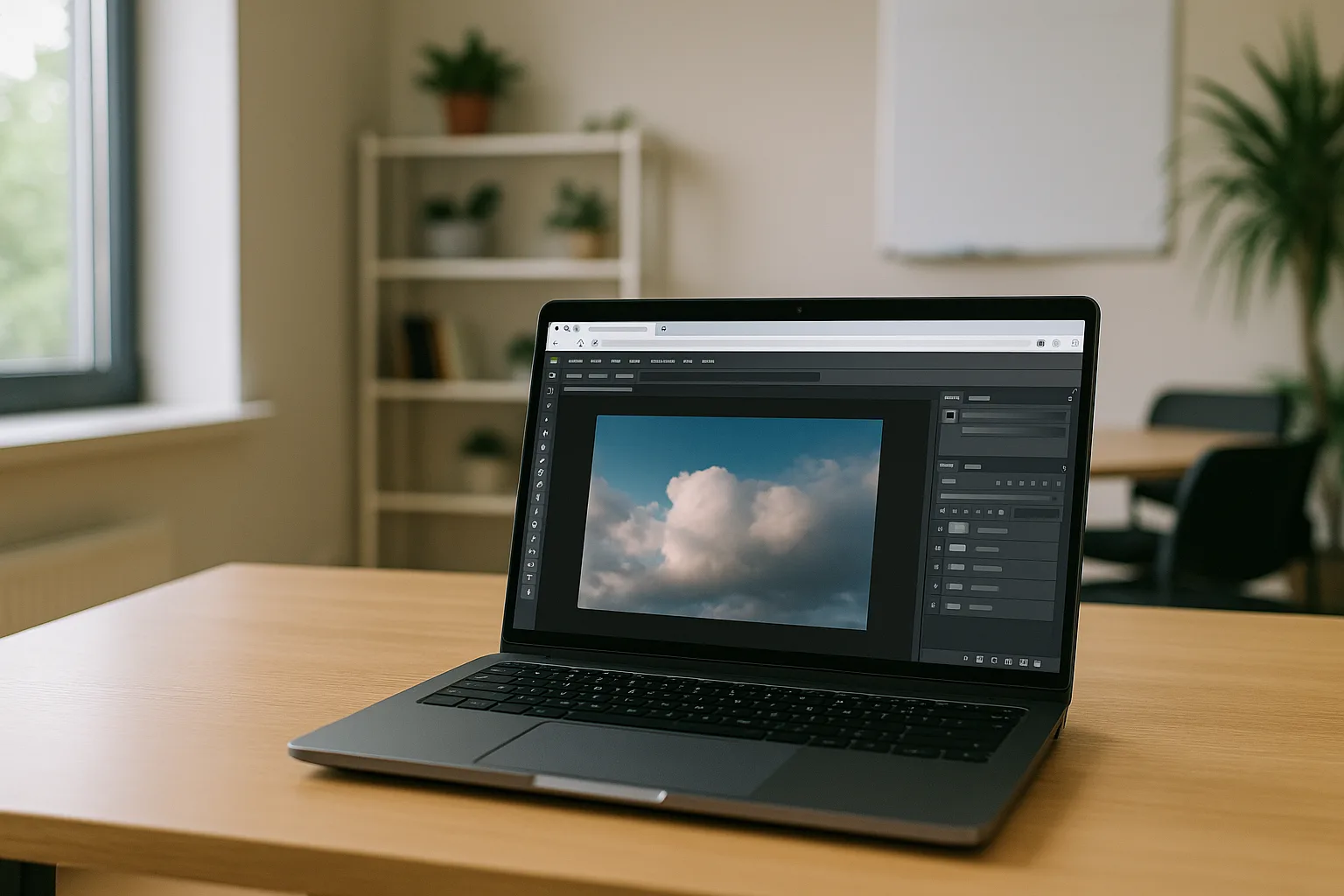 User accessing software through cloud PC solution