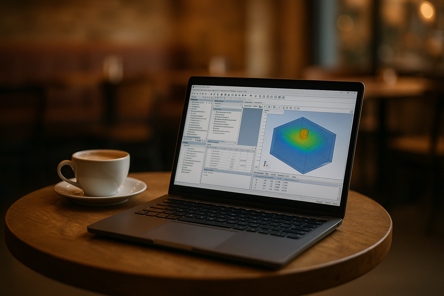 Ansys HFSS Linux: the real problem engineers face - Linux laptop with professional desktop software in café