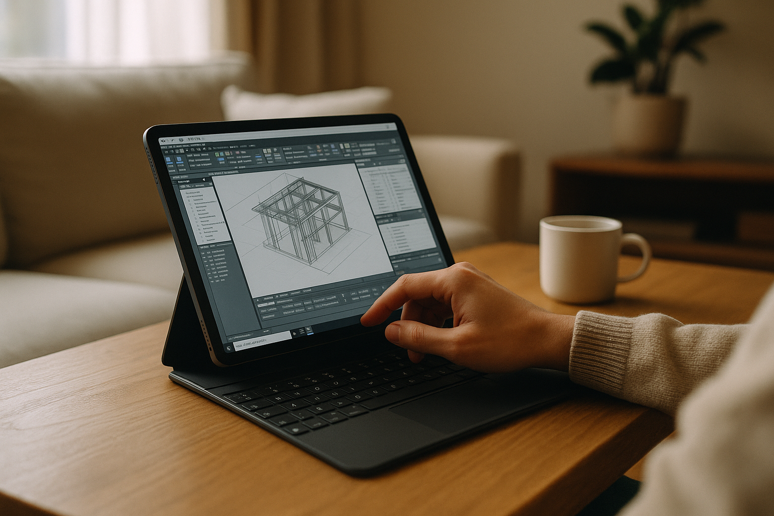 Architect running Windows software on iPad using cloud PC solution