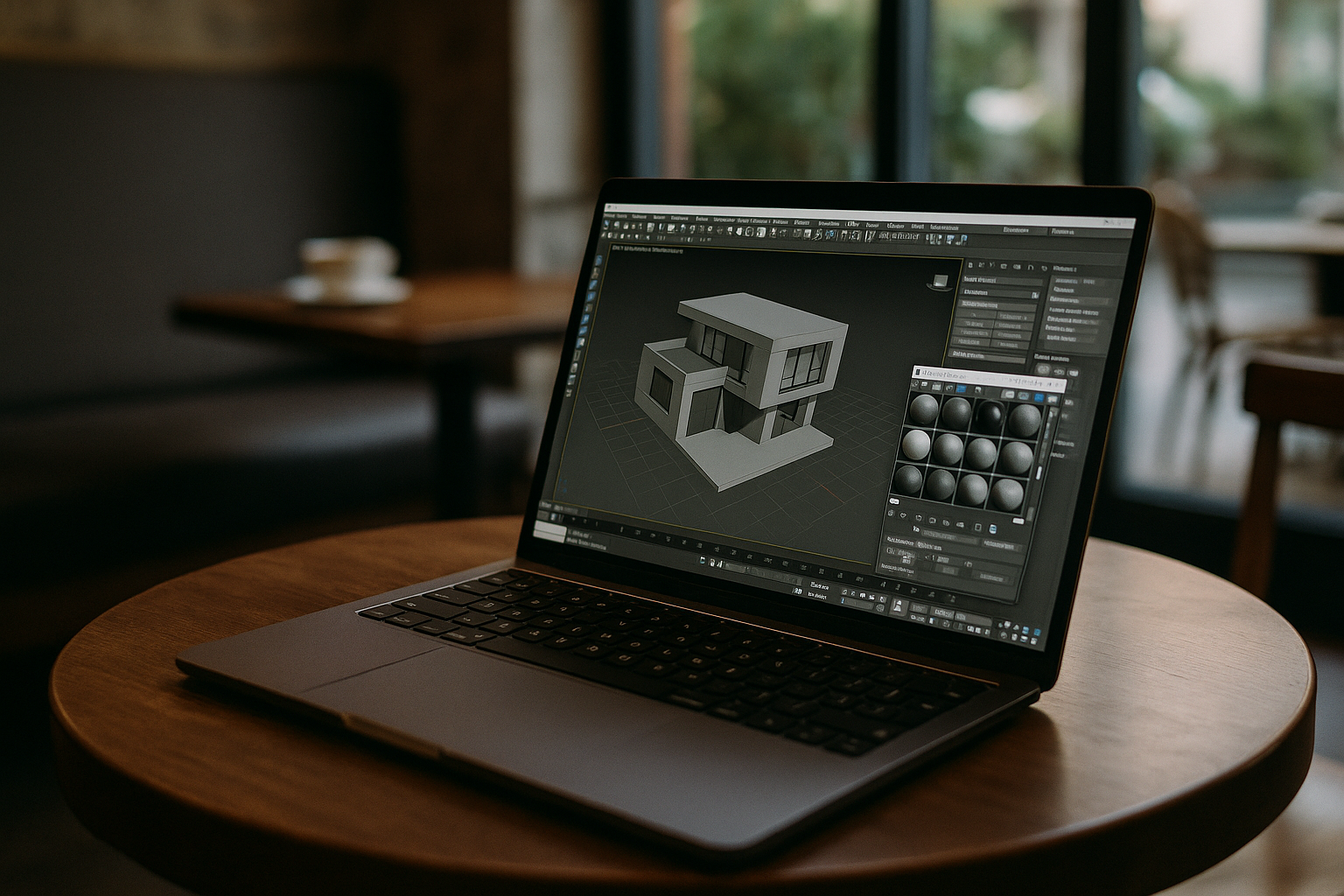 User modeling with plugins 3ds Max on laptop via cloud PC