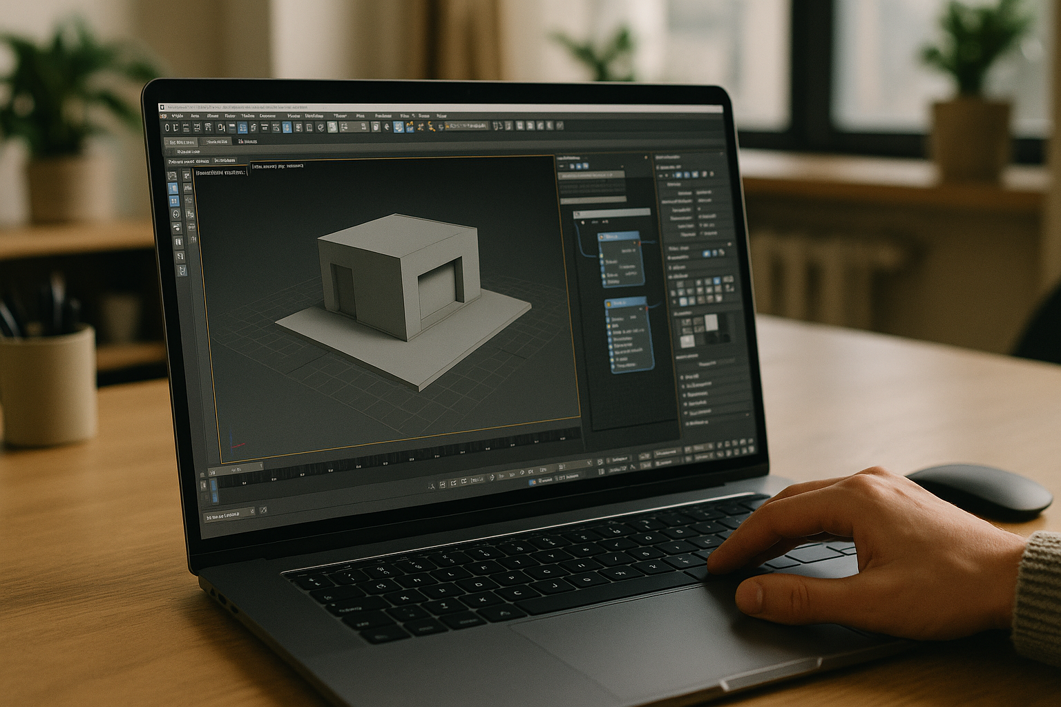 3ds Max Plugins 3ds for Quick Start Designer utilizing plugins 3ds Max on laptop through cloud PC