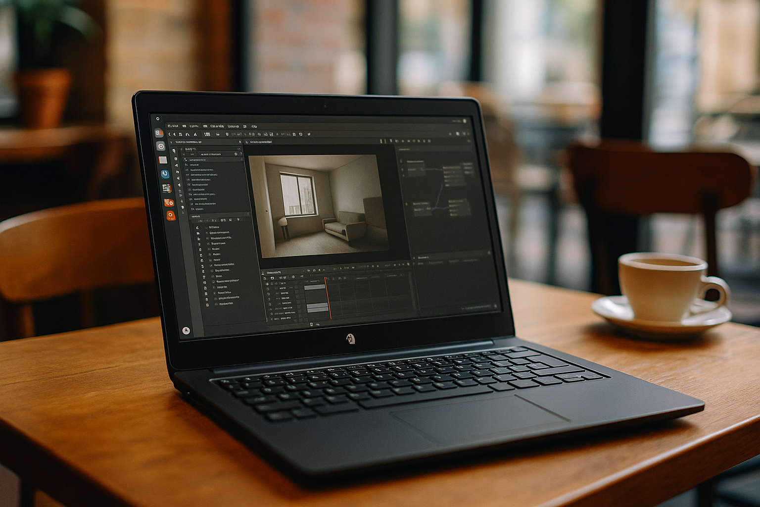 Professional accessing Chrome Virtual Machine on Linux laptop via browser