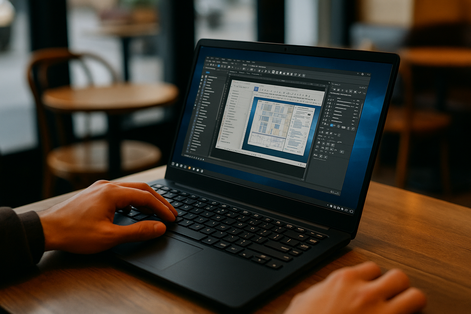 User accessing cloud PC service for professional software on Linux laptop