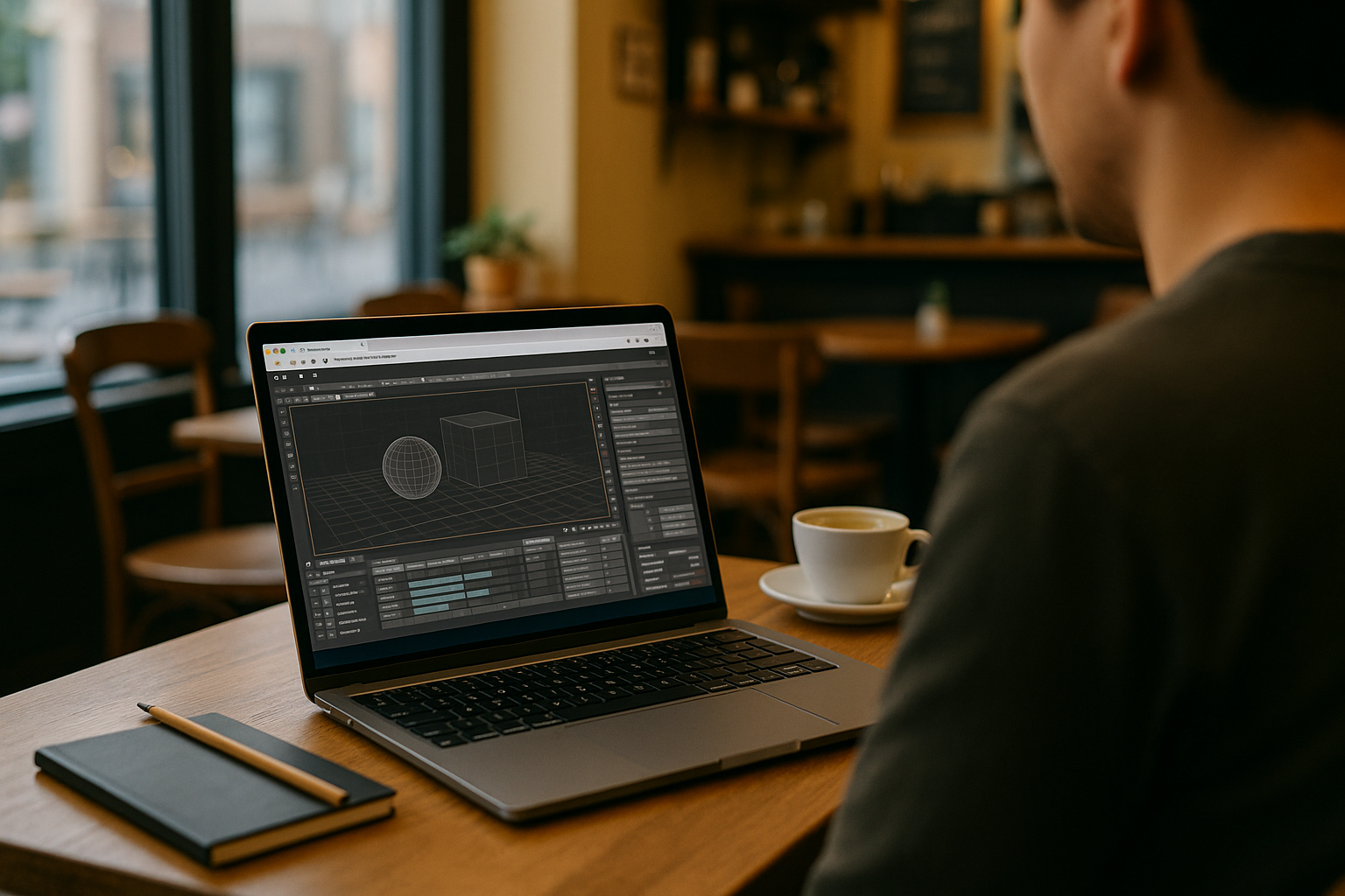 Designer using Autodesk 3ds Max in the cloud to continue a project