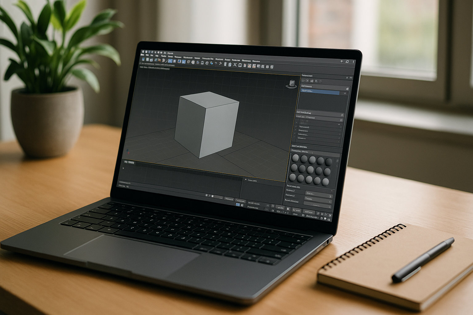 When Autodesk 3ds Max Won’t Start Right Before a Deadline - modern laptop with 3ds Max in office