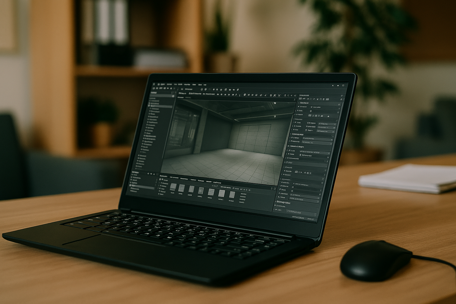 Professional using CryEngine V on Linux laptop via cloud PC