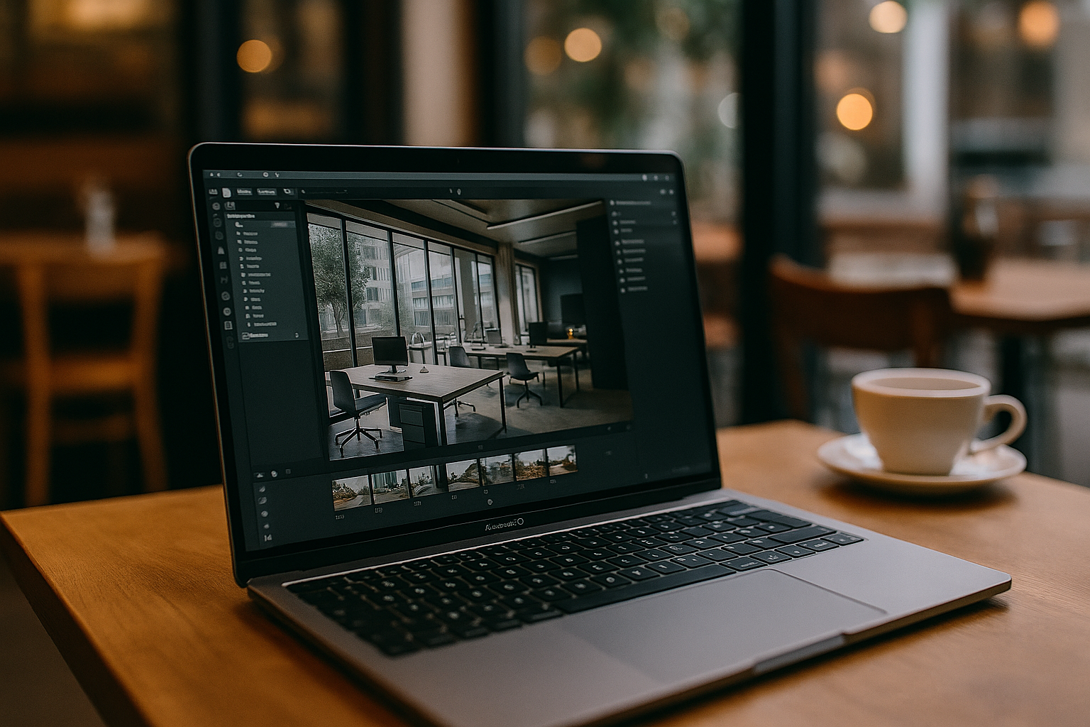 Professional using Twinmotion for Mac on MacBook through cloud PC