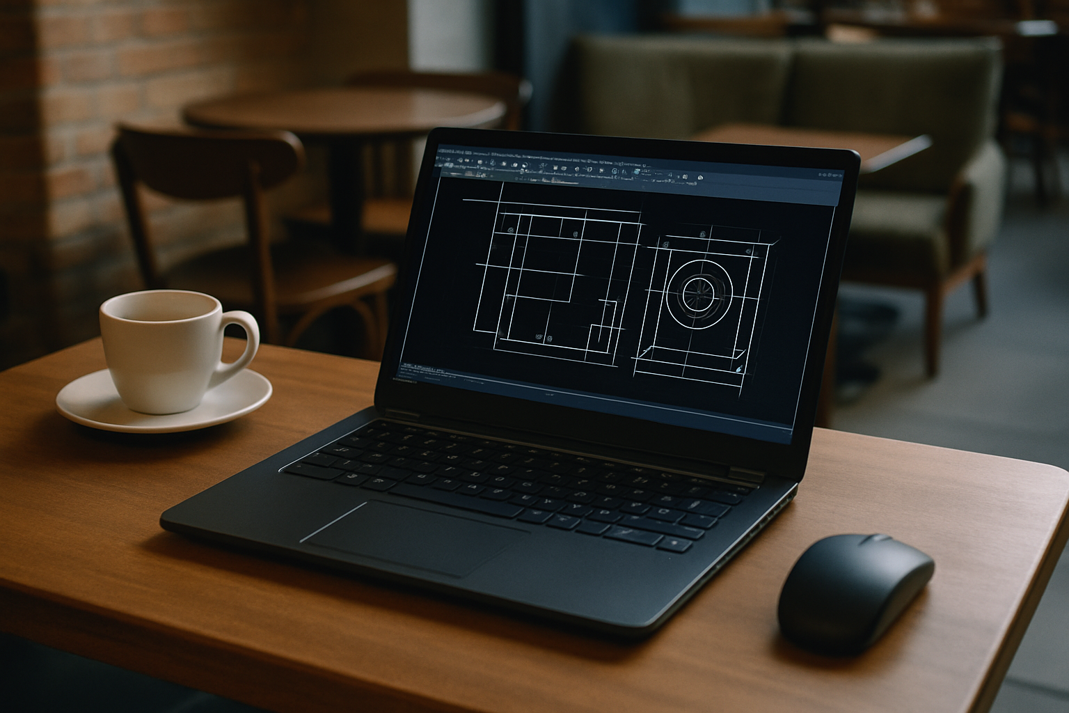 Accessing AutoCAD Software for Linux in Browser Engineer accessing AutoCAD Software for Linux on laptop using cloud PC
