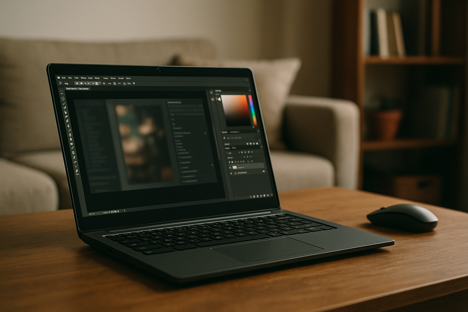 Professional using Adobe Software on Linux laptop via cloud PC