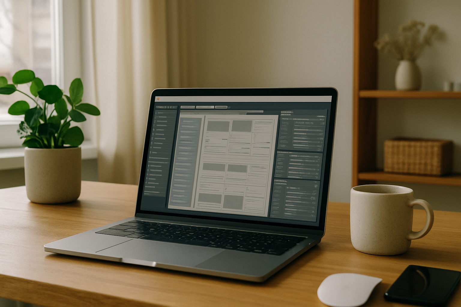 User utilizing Aristeem SaaS platform on laptop through cloud PC
