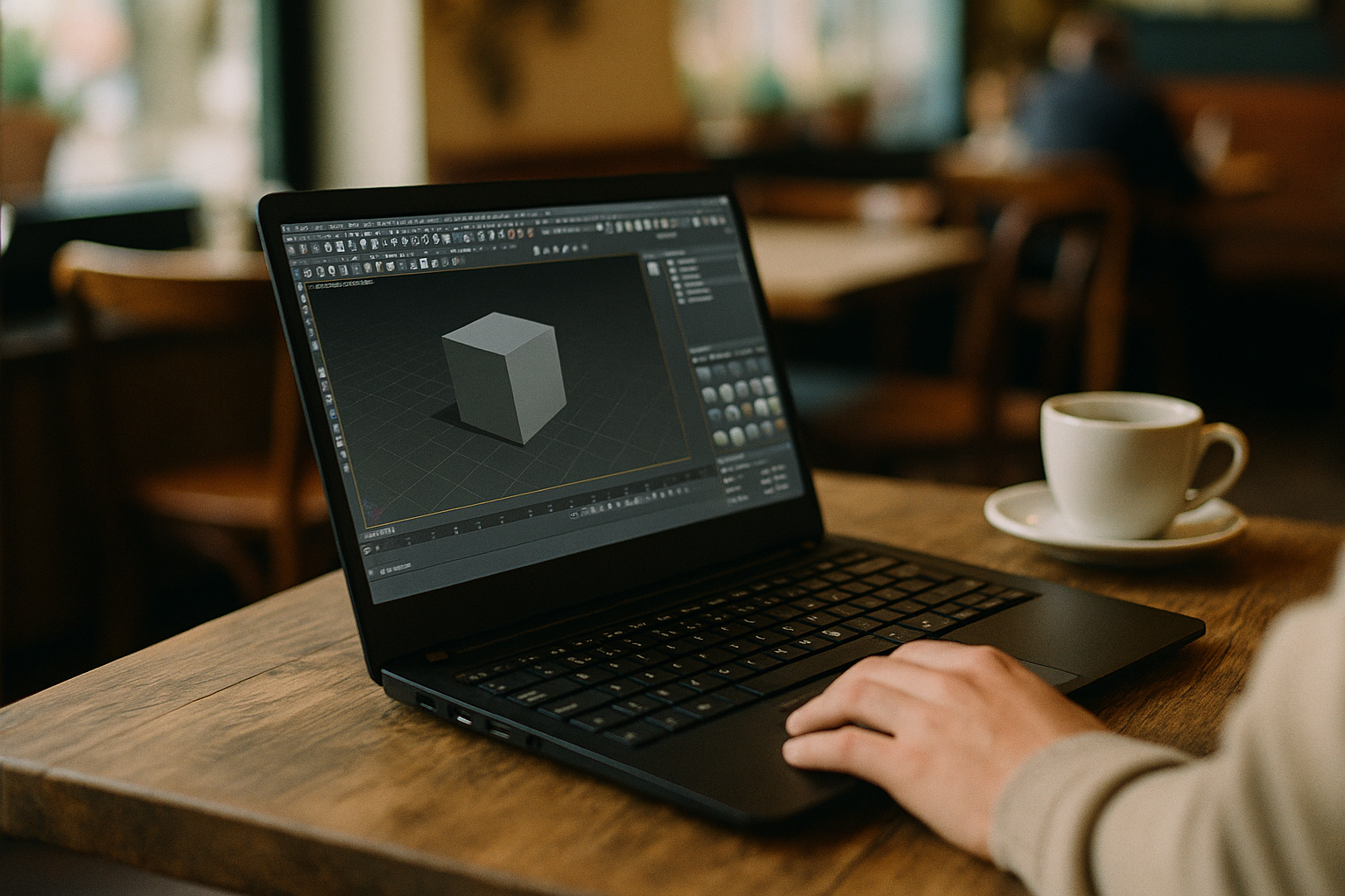 User running 3ds Max alternatives on a Linux laptop through cloud PC