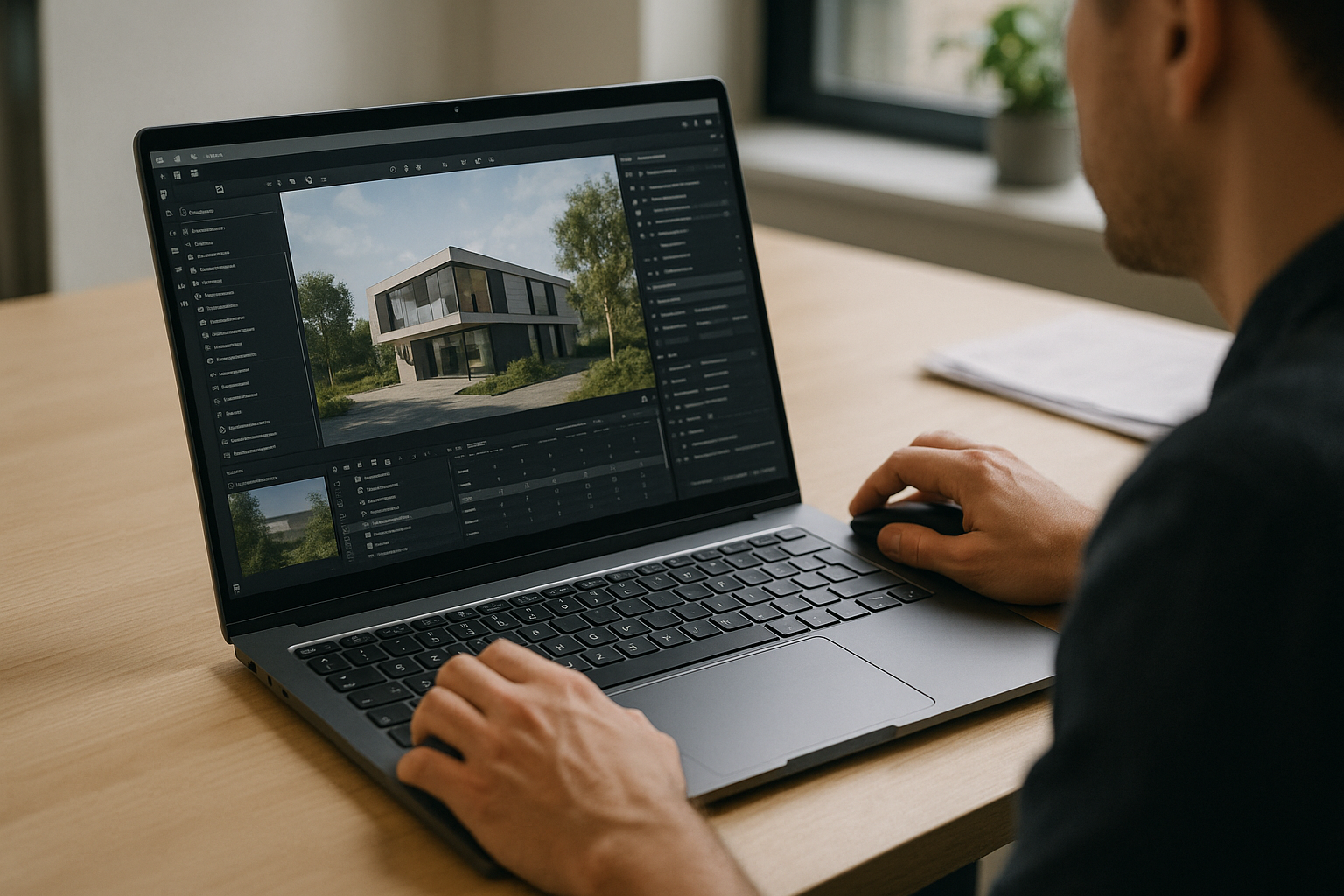Research: Twinmotion rendering trends toward hardware independence - using modern laptop with professional desktop software