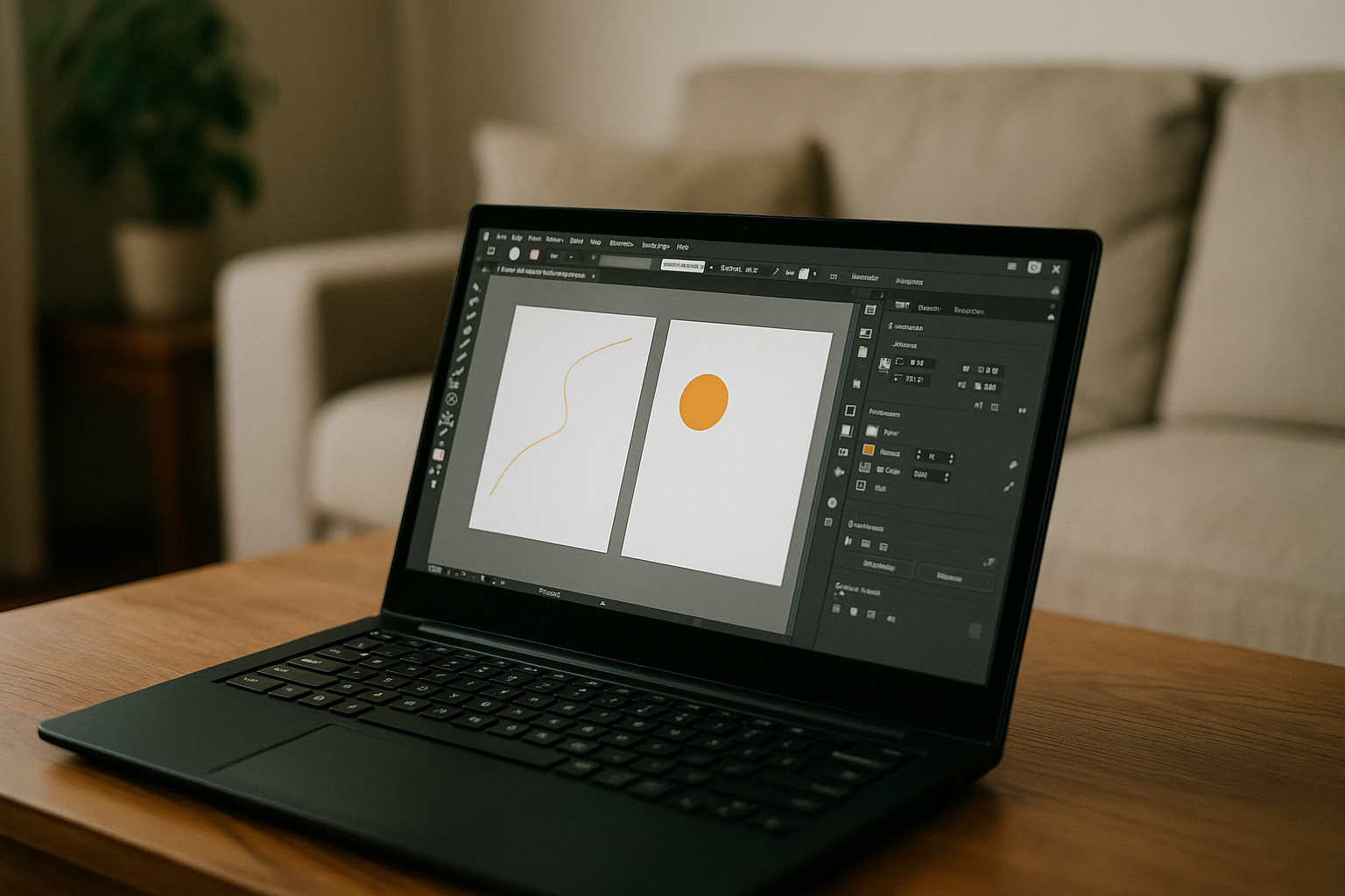 Graphic designer using Adobe Illustrator on Linux via cloud PC