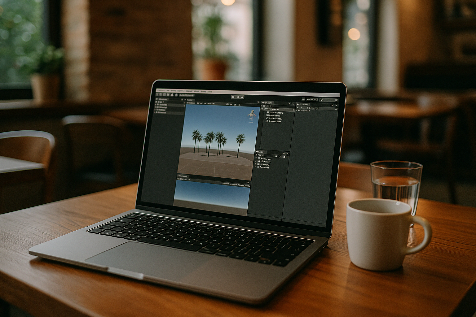Game developer using Unity on Mac via cloud PC in a browser