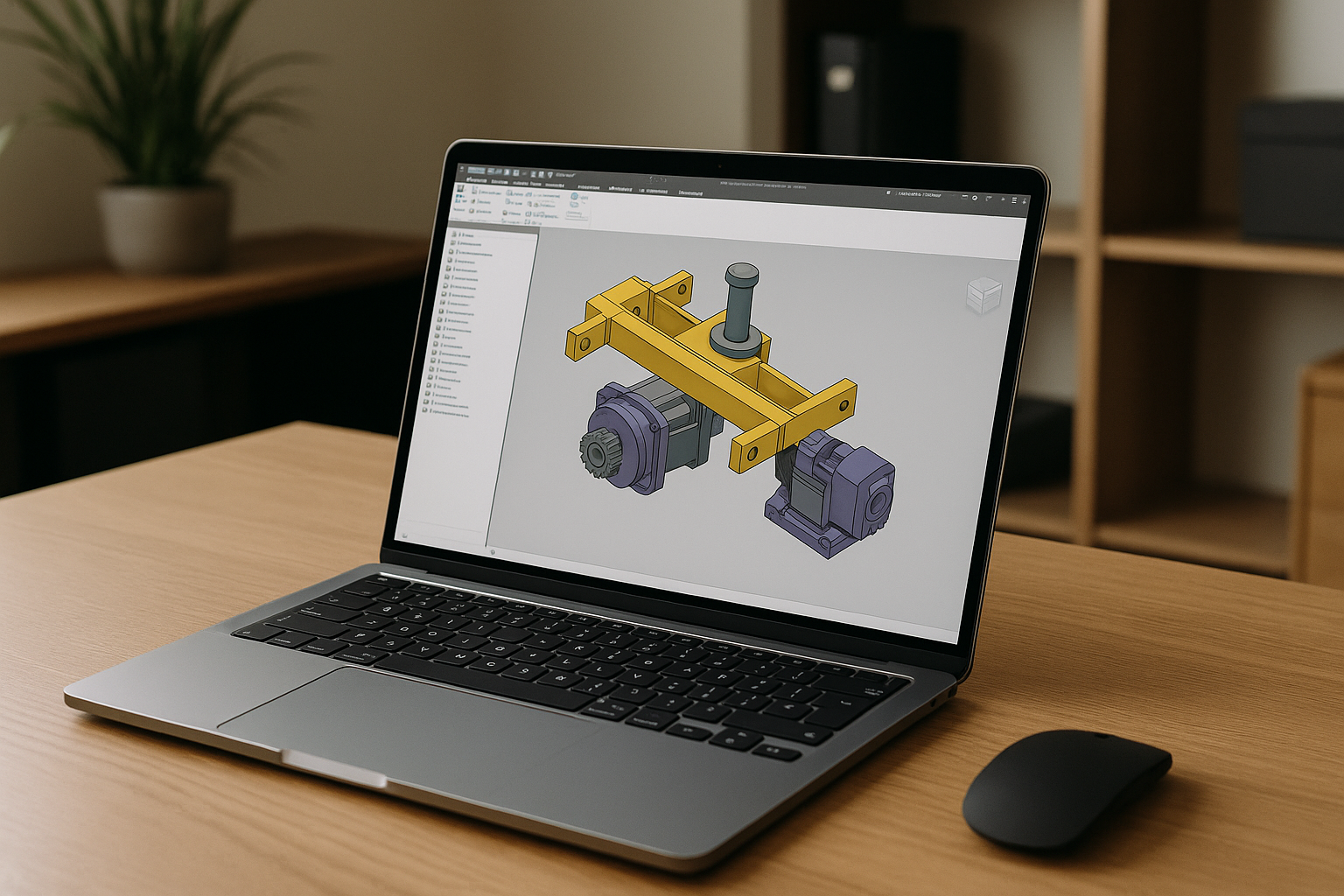 Engineer accessing Autodesk Inventor for Mac using cloud PC