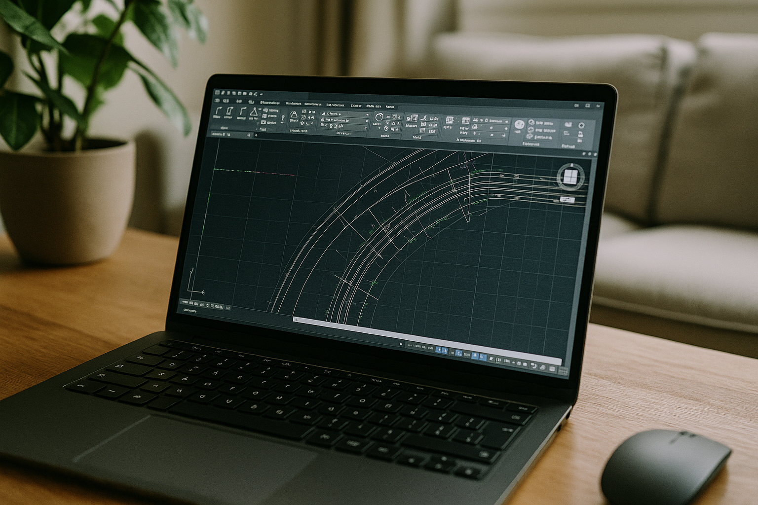 Engineer accessing Civil 3D on Mac using cloud PC