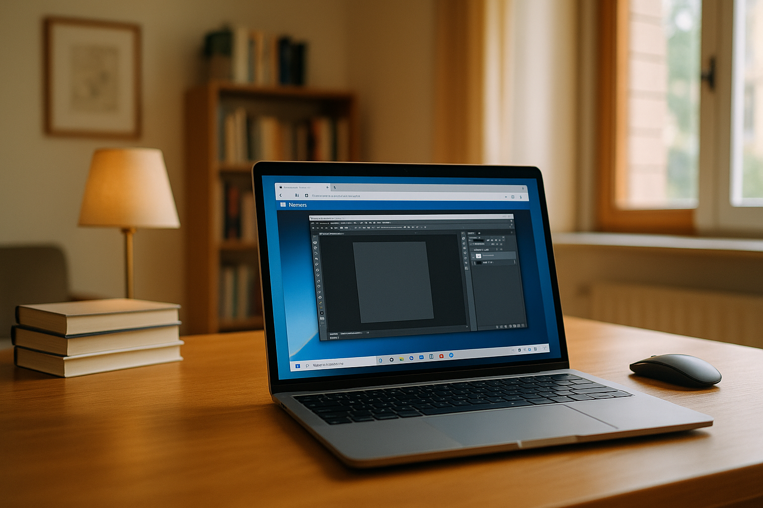 Professional using vm for MacBook via Cloud PC inside a browser workspace