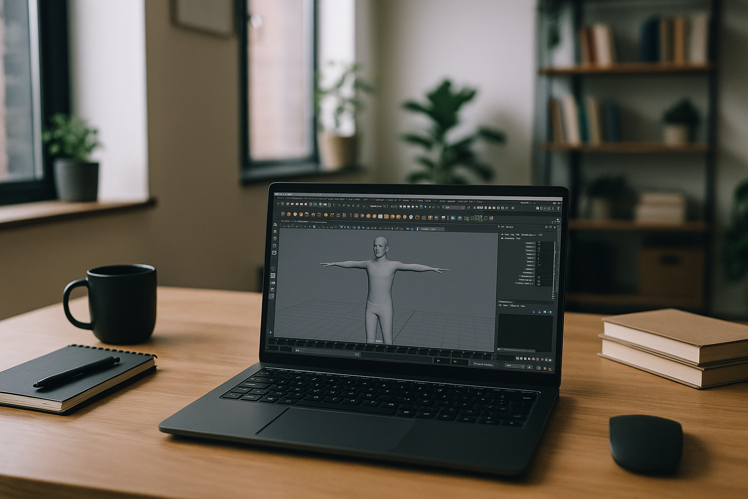 3D designer using Maya Autodesk for Mac via cloud PC on Linux laptop
