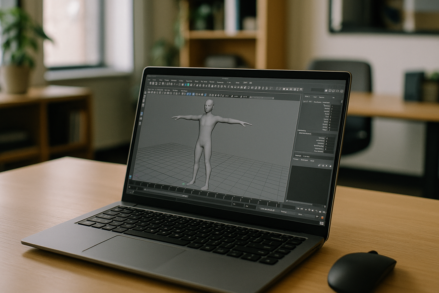 3D designer accessing Autodesk Maya for Linux through cloud PC