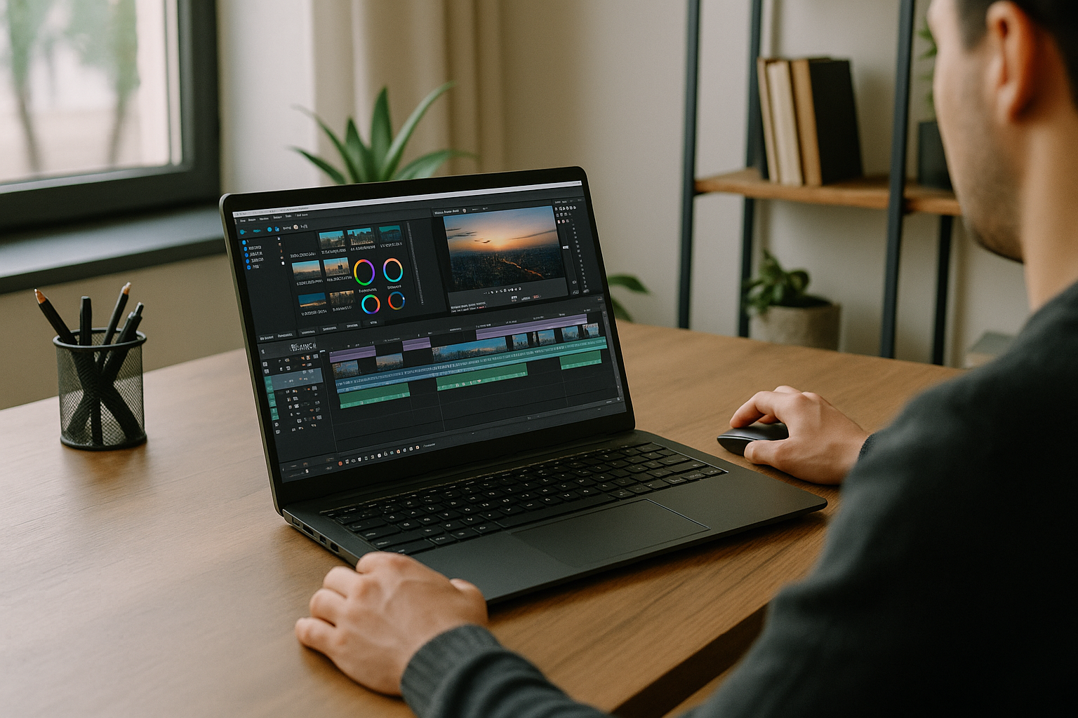 Professional editor accessing Vegas Pro on Linux through cloud PC