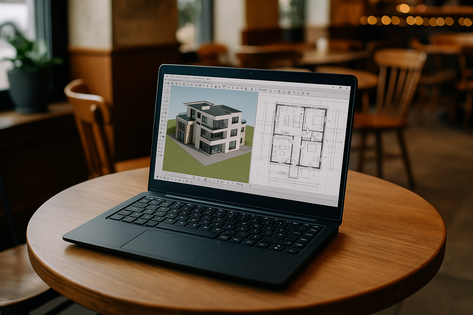 Architect accessing Archicad on a Linux laptop through cloud PC