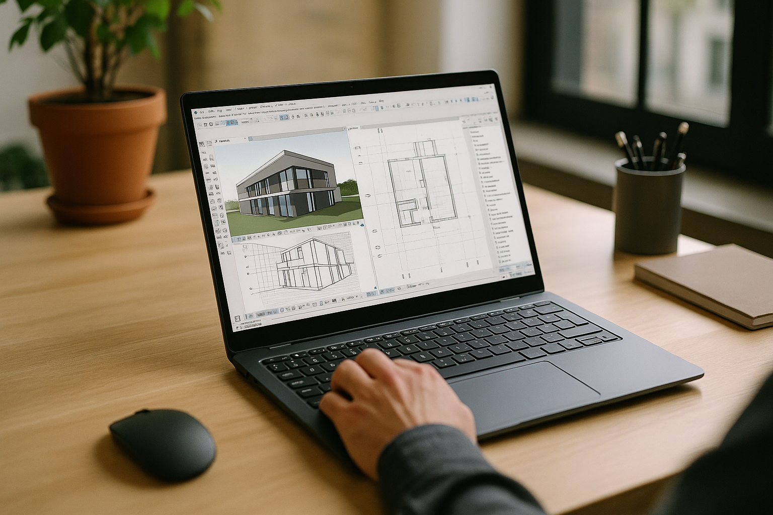 Architect accessing Archicad on a Linux laptop through cloud PC