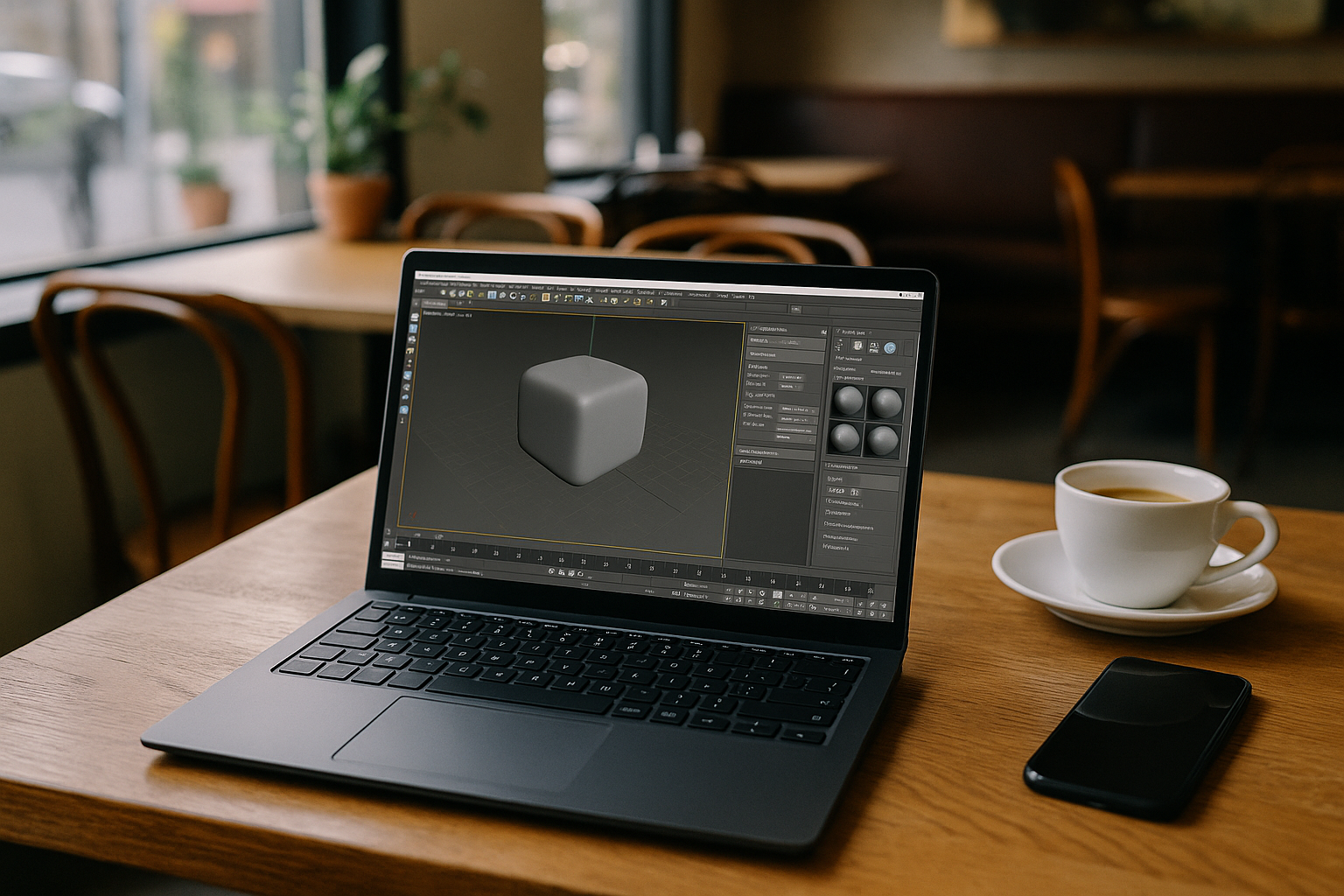 3D designer working with 3ds Max on Linux via cloud PC