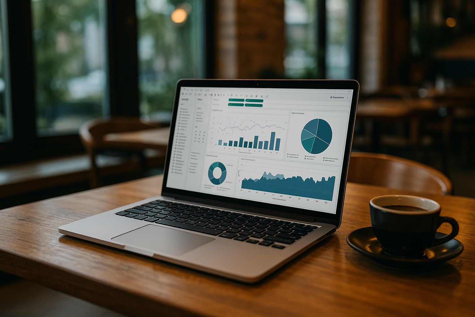 Data Analysis with Tableau on Cloud PC User performing data analysis with Tableau on laptop via cloud PC