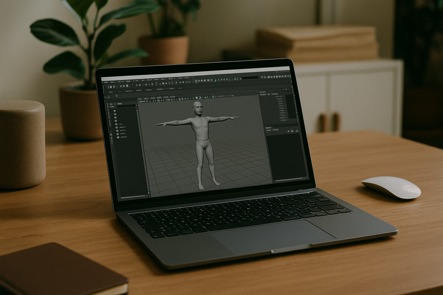3D designer working with Maya on Mac via cloud PC