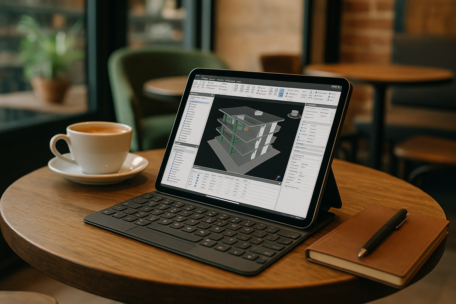 Professional using Navisworks for Mac on iPad through cloud PC